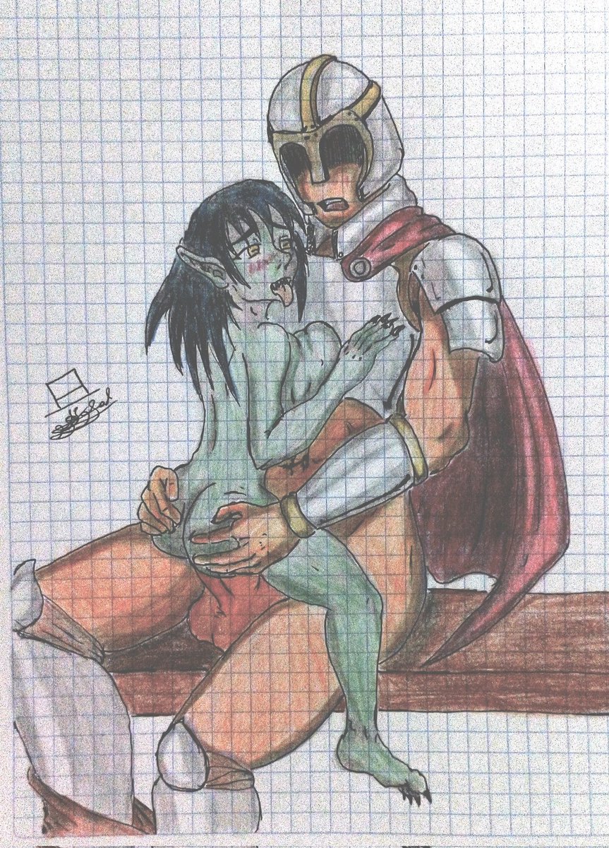 Srtrexdibujo's tweet photo. #fanart 
#hentaiِart 
#medieval
#Goblyn 
#caballero
#sekai 
#dibujo
#romancehot
#girlsmonster
#chicasmonstruo
#drawingsㅤㅤ 
#follower
#hentaiِ https://t.co/KfuF4N5gTI