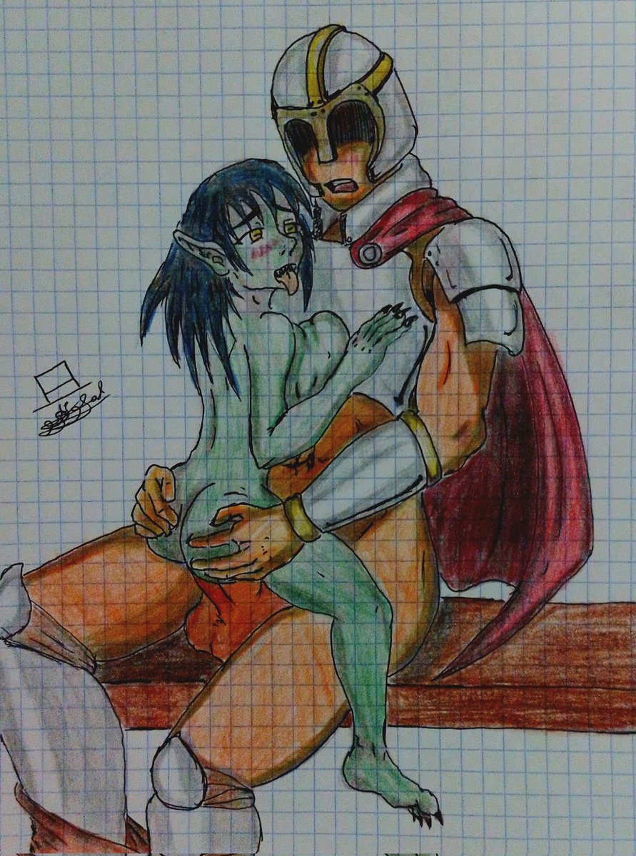 Srtrexdibujo's tweet photo. #fanart 
#hentaiِart 
#medieval
#Goblyn 
#caballero
#sekai 
#dibujo
#romancehot
#girlsmonster
#chicasmonstruo
#drawingsㅤㅤ 
#follower
#hentaiِ https://t.co/KfuF4N5gTI