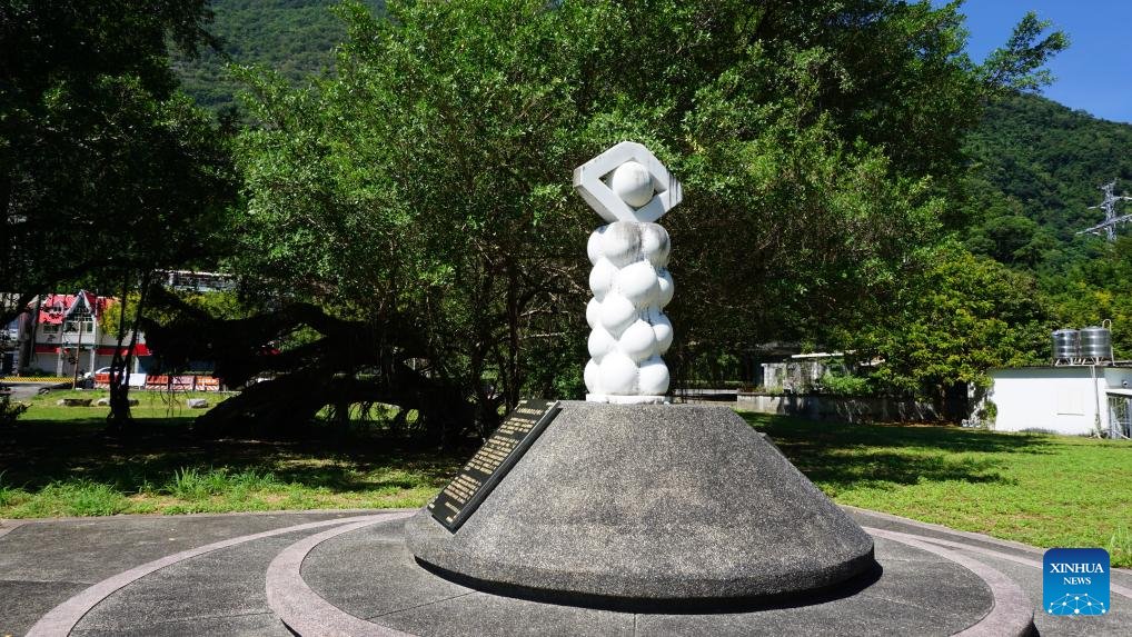 GlobalIRWatcher's tweet photo. @MND_China This photo taken on Sept. 11, 2025 shows a monument marking the battle of Taroko, which took place in 1914, in Hualien, southeast China's Taiwan. 
(Xinhua/Qi Xianghui) https://t.co/ahSHY7IoH0