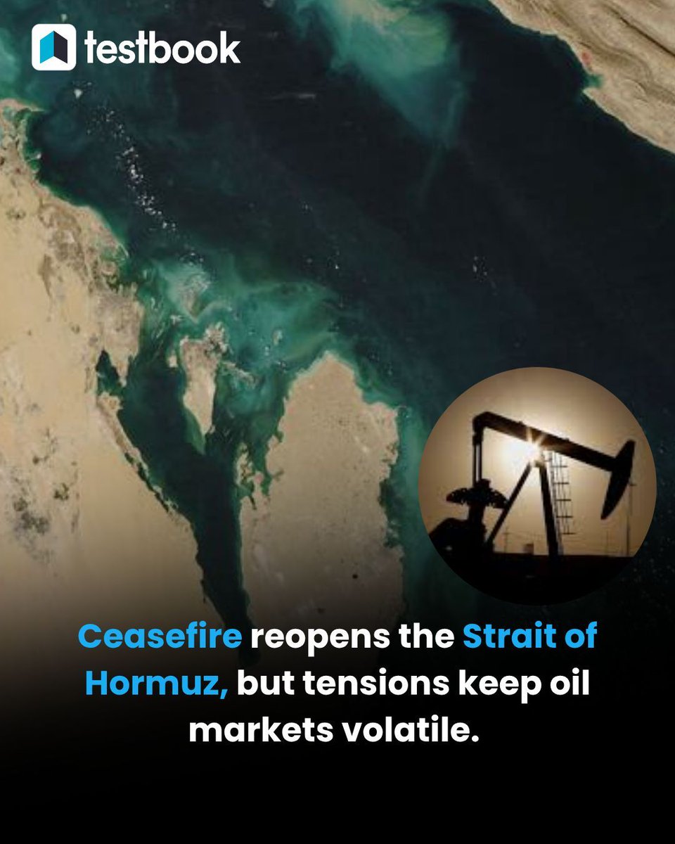 Testbook_CA's tweet image. Top 3 Morning Headlines of the Day – Must-Know for Government Exam Aspirants! 
.
. 
.
.
#trendingnews #newsupdate #Currentaffairs #Testbook #2026
[Govt. Exams, 2026, Knowledge&amp;amp;facts, Strait of Hormuz, Rajya Sabha, Deputy Chairman election]