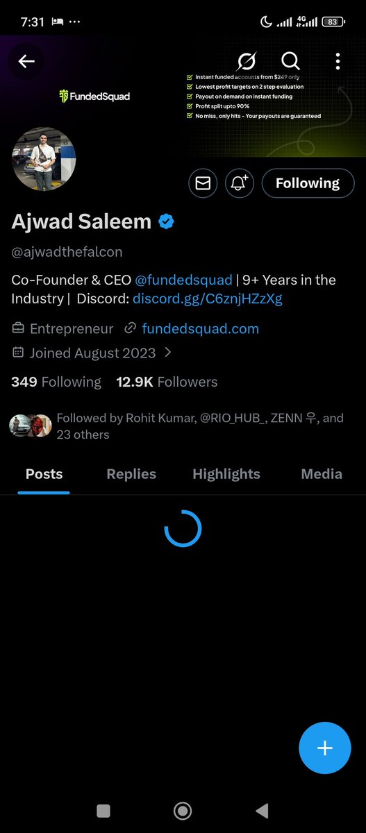 KM signature's tweet media