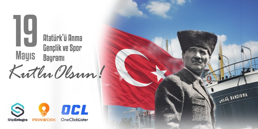 prinworkcom's tweet photo. Mustafa Kemal Atatürk’ün Samsun’a çıkışının 107. yıl dönümünde, başta Atatürk olmak üzere silah arkadaşlarını ve aziz şehitlerimizi saygı, minnet ve rahmetle anıyoruz.

19 Mayıs 1919’da Samsun’da yakılan bağımsızlık meşalesinin izinde yürümeye devam ediyor; gençliğin enerjisi ve yenilikçi gücüyle yarınlara umutla bakıyoruz.

19 Mayıs Atatürk’ü Anma, Gençlik ve Spor Bayramımız kutlu olsun! 🇹🇷