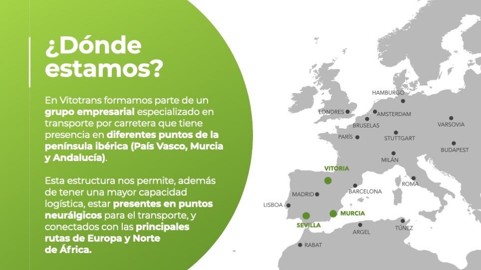 ➡️ En Vitotrans formamos parte de un grupo empresarial especializado en transporte por carretera. Contamos con divisiones especializadas en logística, importación y exportación, para dar una solución integral a todos nuestros clientes. 🚛✅
👉 vitotrans.es/vitotrans-empr…