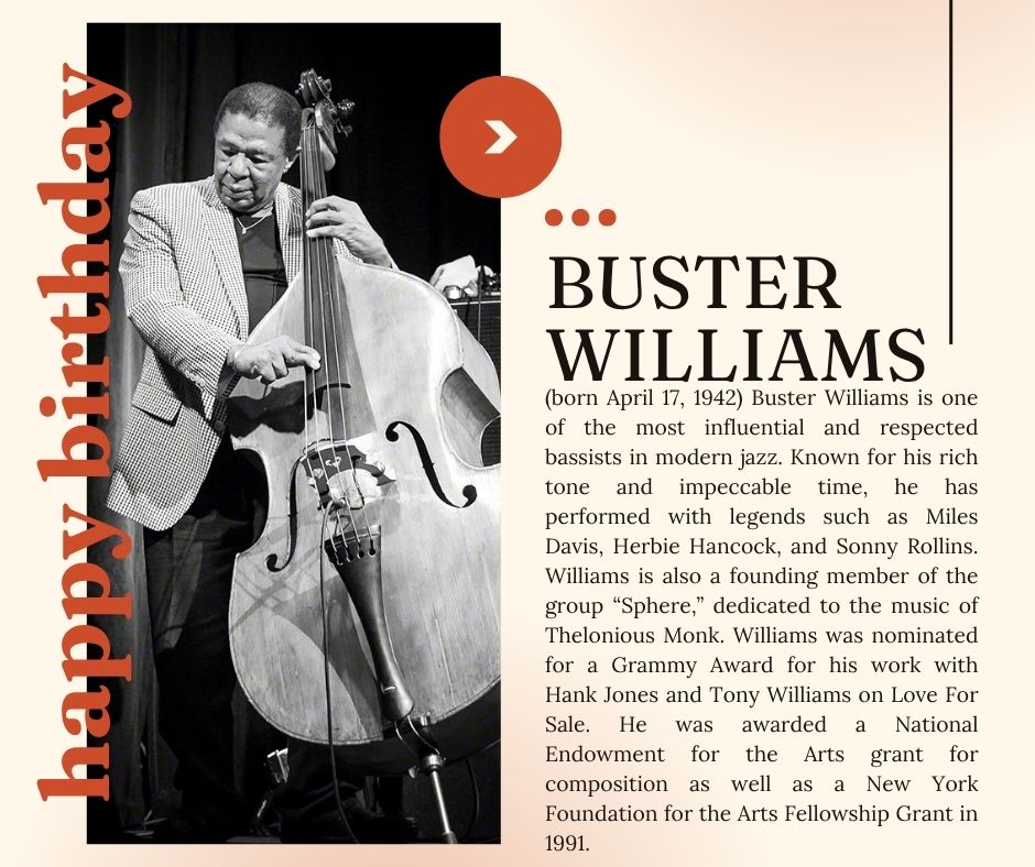 ProJazzNet's tweet image. Happy birthday to Buster Williams!
Photo by Tore Sætre via Wikimedia Commons, CC BY-SA 4.0
#BusterWilliams #bass #projazznet