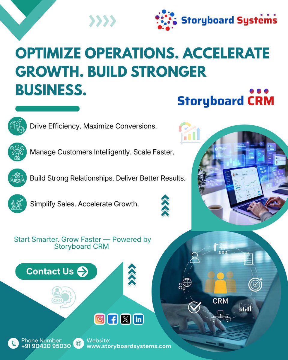vcidex's tweet photo. Struggling to manage customers, track sales, and scale your business efficiently? 🤔

🚀 With Storyboard CRM - all in one powerful platform.

👉 Contact us:
📞 +91 90420 95030 | 🌐 https://t.co/Mt2wTtzA89

#crmsoftware #storyboardsystems #businessgrowth   #vcidex #growwithcrm https://t.co/ETmdvCMU2D