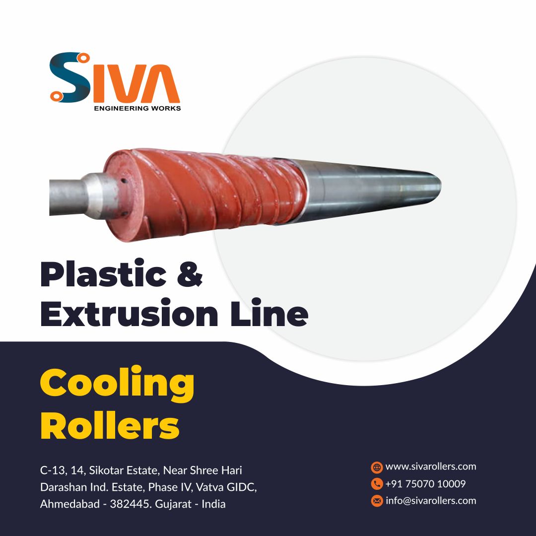 sivarollers's tweet image. Upgrade your extrusion line with precision Cooling Rollers by Siva Rollers

✔ Uniform cooling
✔ High durability
✔ Custom-built solutions

📍 Made in India | Export Ready

#CoolingRollers #PlasticIndustry #Extrusion #Manufacturing #MakeInIndia #IndustrialEngineering #SivaRoller