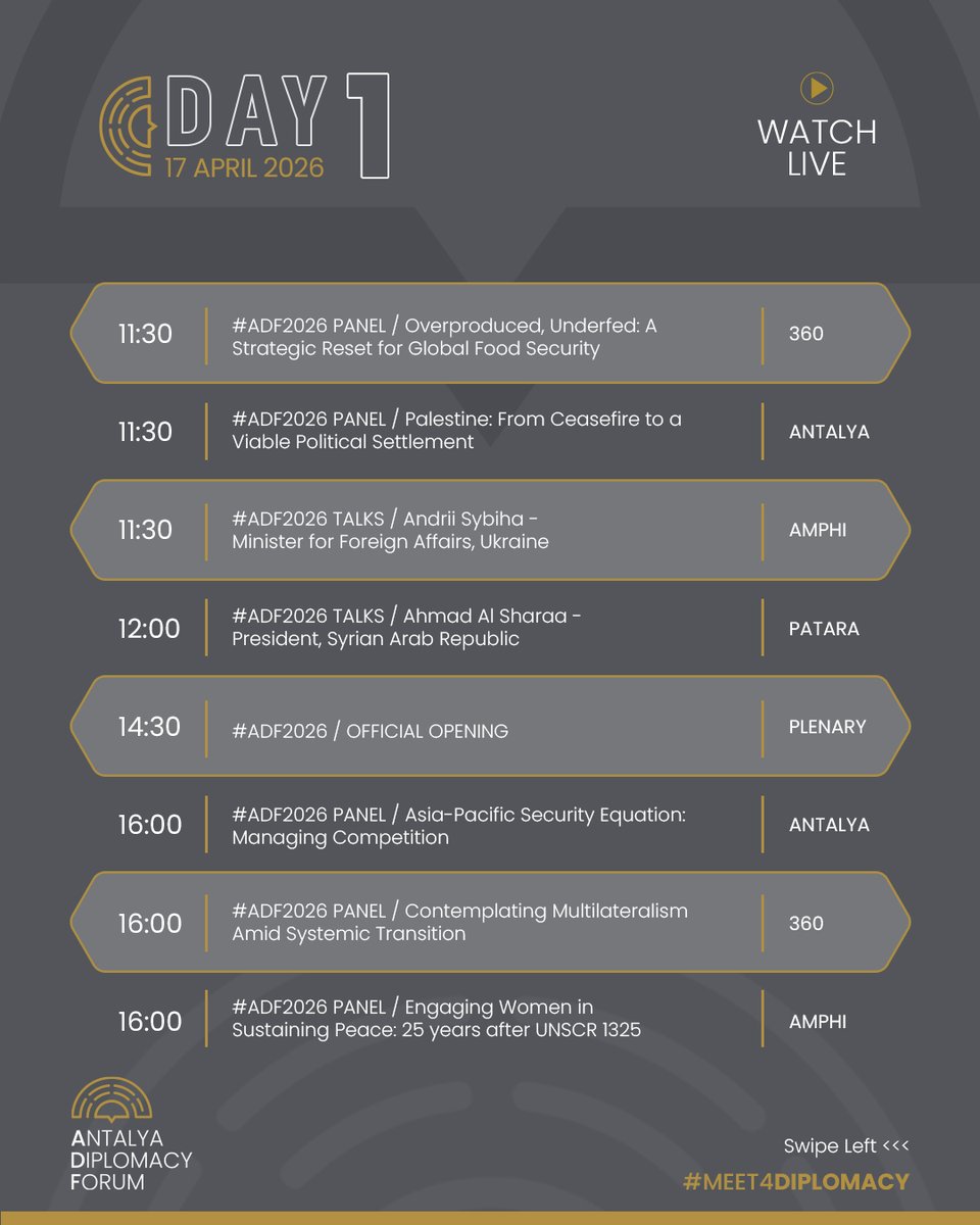Antalya Diplomacy Forum tweet media
