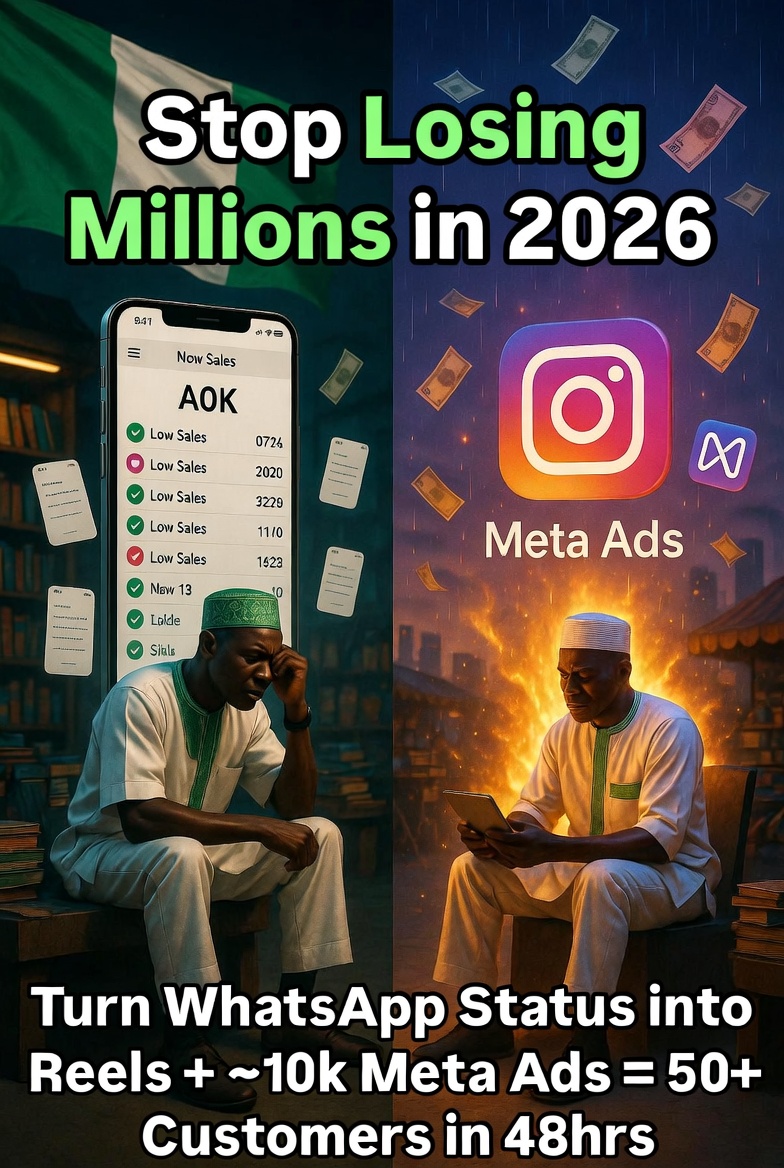 Nigerian businesses that are still relying solely on WhatsApp Status for their marketing in 2026 are quietly losing millions of naira every single month.

In today’s digital economy, simply posting a product image with a price and a “DM for more info” is no longer enough. Your