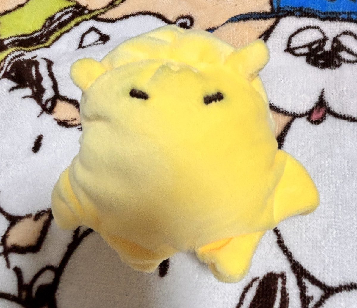 今度は吊り目にして、レモンイエローぽいカラーのめんだこちゃん。作る