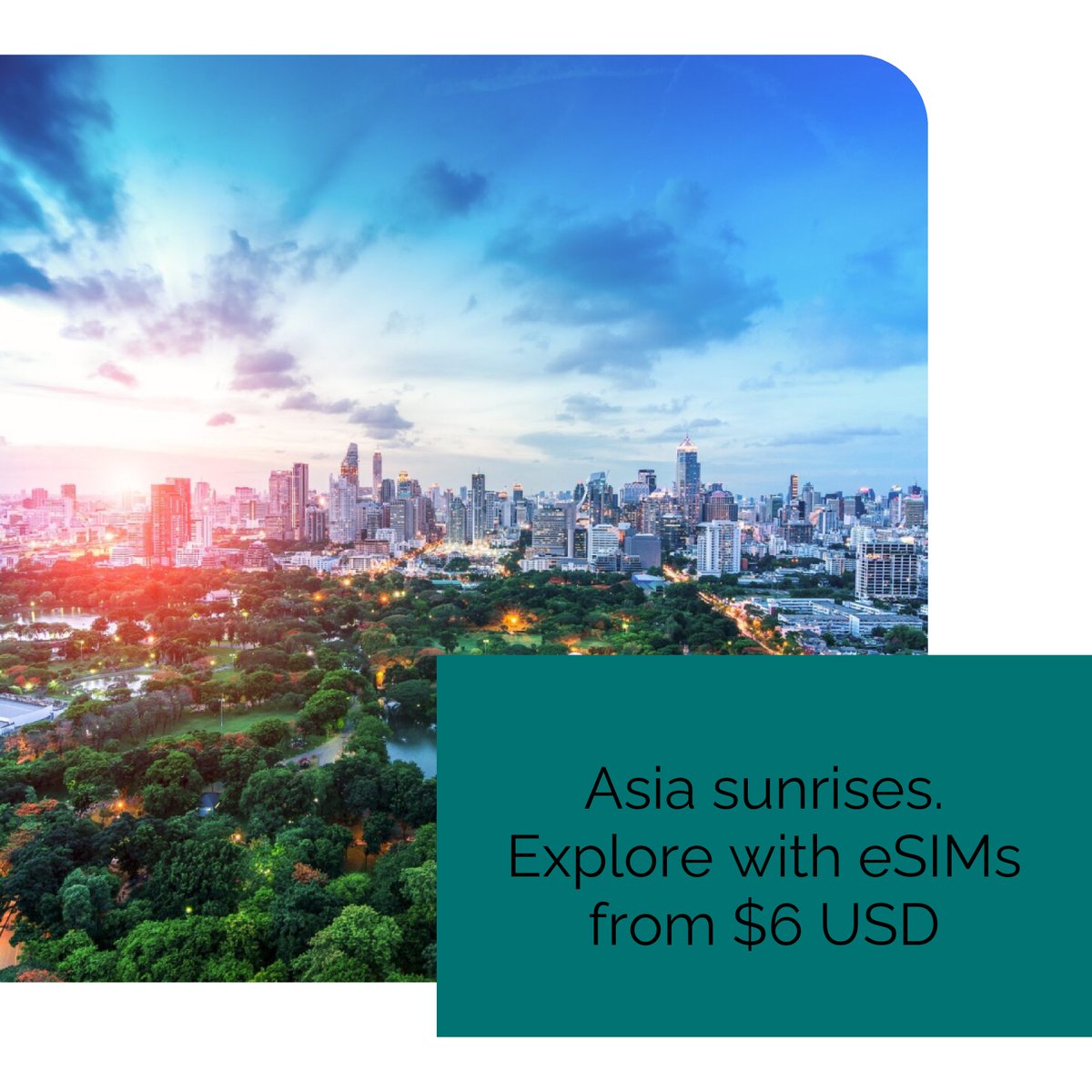 eSIMsTravel's tweet image. Asia sunrises. Explore with eSIMs from $6 USD

Choose from fixed data options or unlimited plans for your trip. Enjoy seamless connectivity and explore Asia with ease.

esimstravel.com/?region=1

#Asia #esim #travelhacks #stayconnected #budgettravel #traveldeals