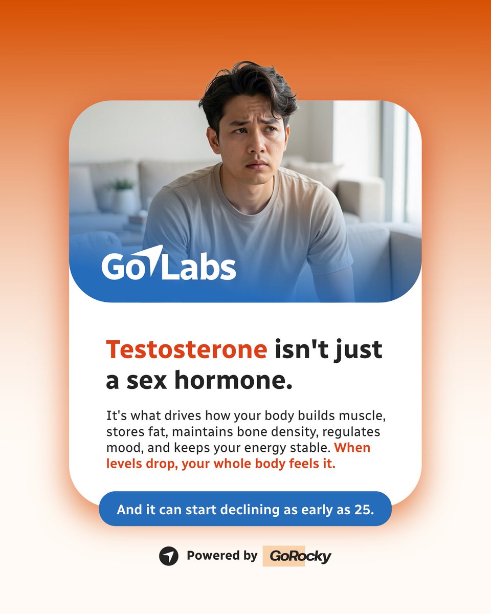 GoLabsPH's tweet image. Low testosterone doesn't always look like low testosterone. Know your numbers before you spend years guessing.

👉🏻 Learn more at golabs.ph/tests/mens-hea…

#GoLabs #LabHealth #Testosterone