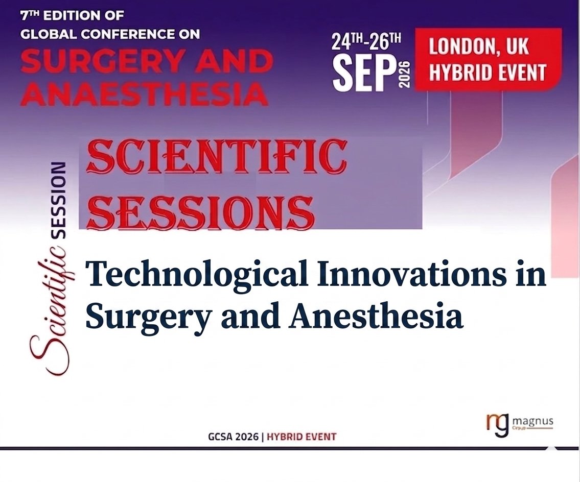 Surgery and Anesthesia Conference tweet media