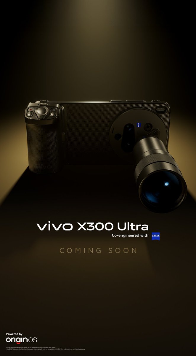 TechHome100's tweet image. Vivo X300 Ultra &amp;amp; Vivo X300 FE 
Coming Soon...
#vivo #vivoX300Ultra