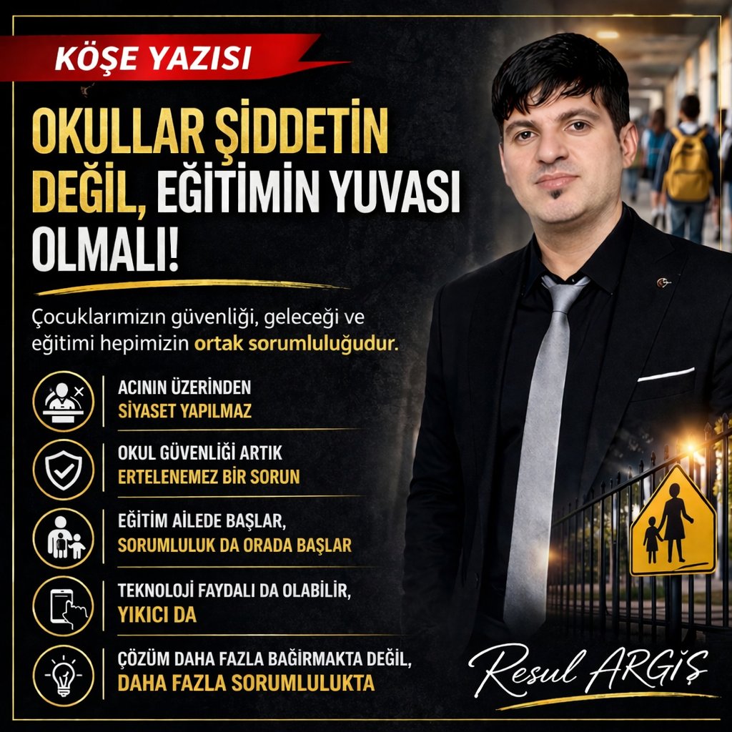 iscigundemi's tweet photo. OKULLAR ŞİDDETİN DEĞİL, EĞİTİMİN YUVASI OLMALI!

#Şanlıurfa ve #Kahramanmaraş’ta yaşanan okul saldırıları hepimizin yüreğini yaktı.

Yazının tamamı için:⤵️ https://t.co/xUmigaasr1…

 #OkuldaŞiddeteHayır #ToplumsalSorumluluk   #EğitimdeŞiddeteHayır
#OkullardaKatliamaHayır https://t.co/7lNKWkJipL