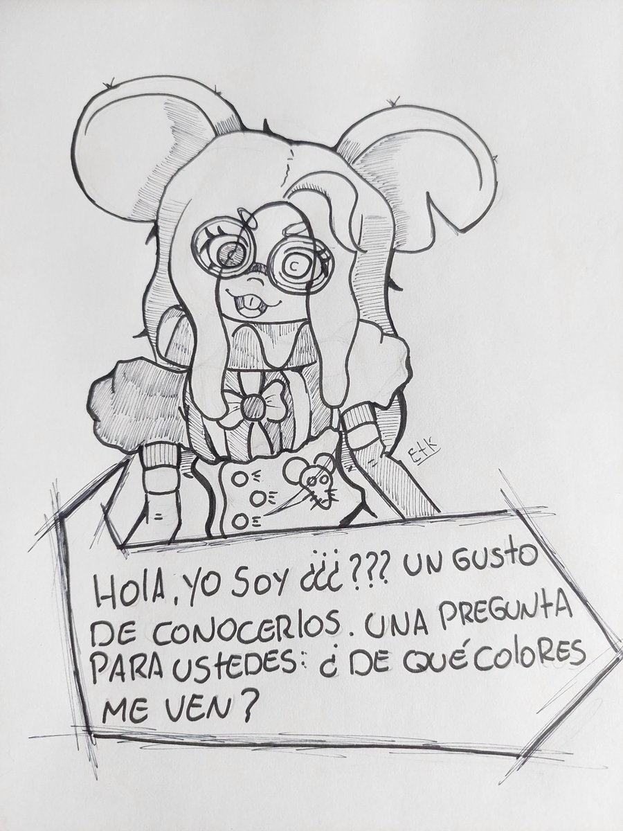 eltiokondo's tweet photo. buenas banda aquí les dejo la oc que estoy haciendo, en esta ocasión me gustaría saber su opinión para los colores de ella tanto como el cabello como la ropa.

#clonw #art #artmood #terrorifico #oc https://t.co/LRJozQJW5F