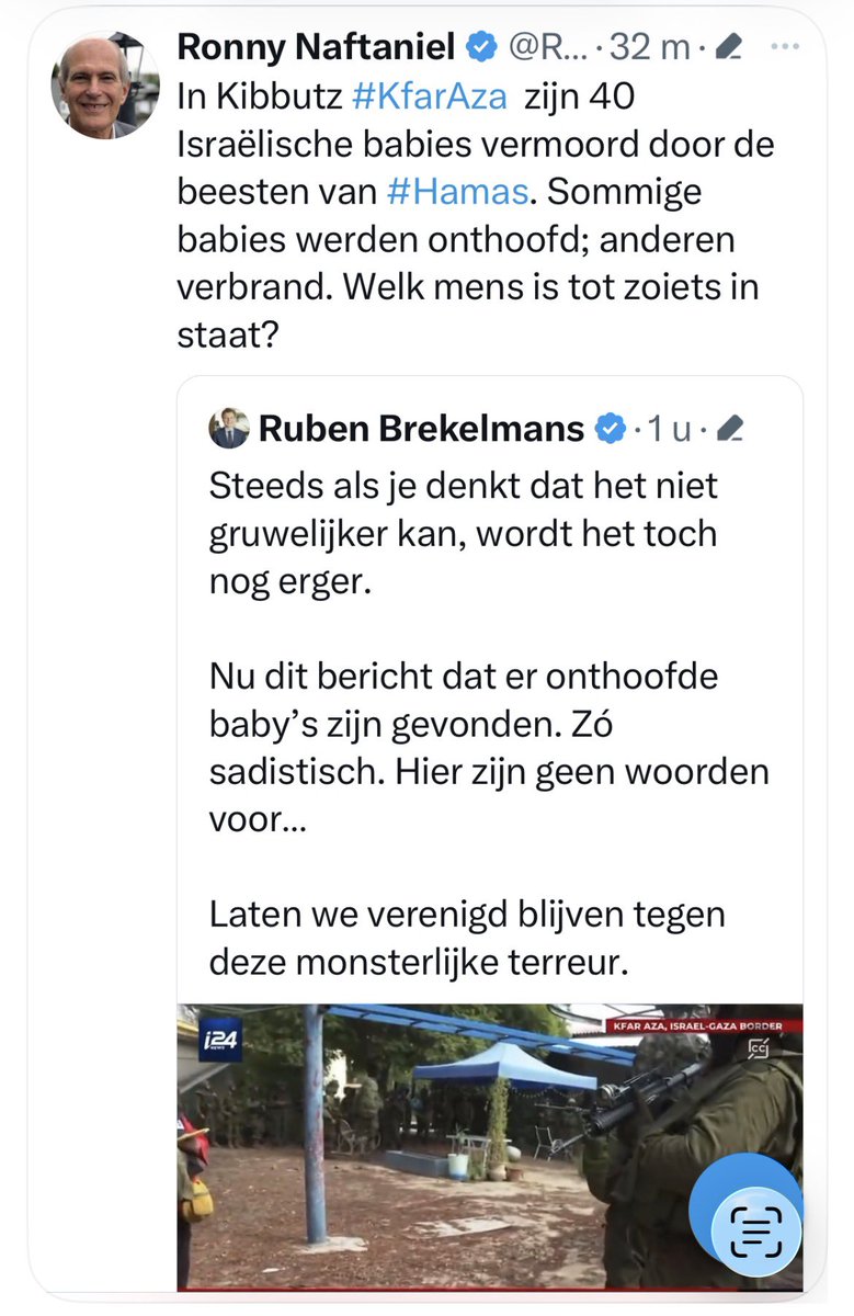 Radlab72's tweet image. En @RemcoYizhakCoor? Kwam je de 40 door #Hamas onthoofde Joodse baby’s nog tegen in de nieuwe gruwel docu over #KfarAza?