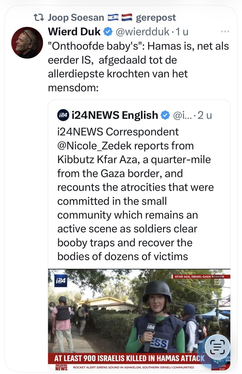 Radlab72's tweet image. En @RemcoYizhakCoor? Kwam je de 40 door #Hamas onthoofde Joodse baby’s nog tegen in de nieuwe gruwel docu over #KfarAza?