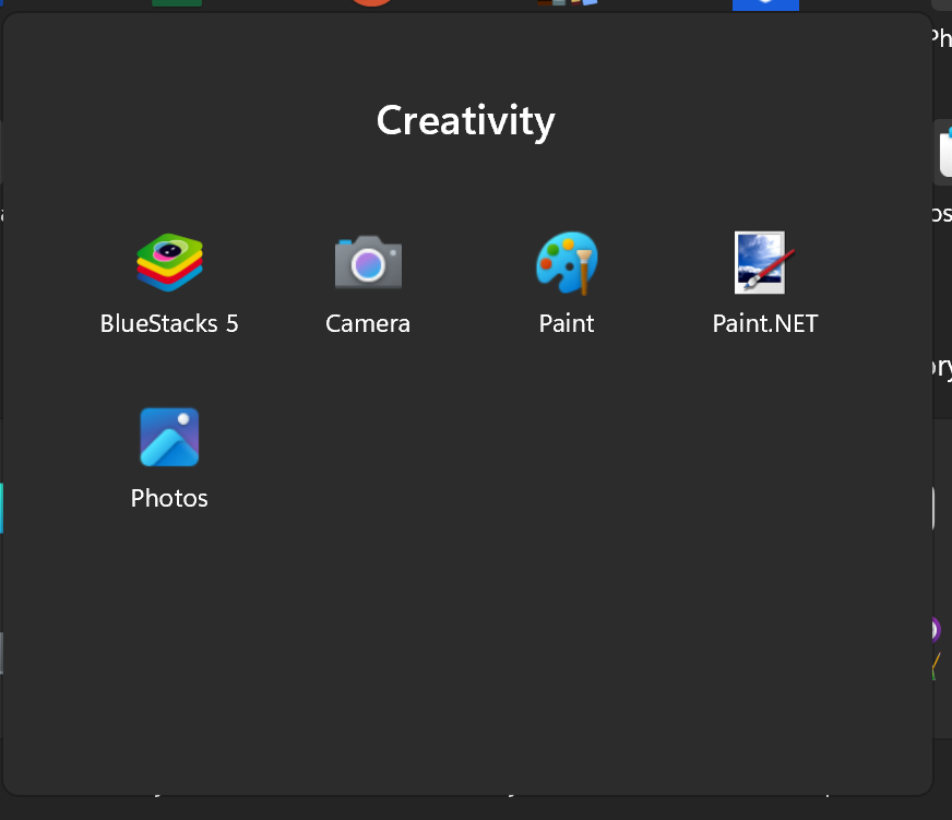 FedeStories's tweet photo. @MicrosoftDesign It's quite broken that it sometimes fails to recognize certain apps or they're "invisible." https://t.co/Z61OFaQ8mJ