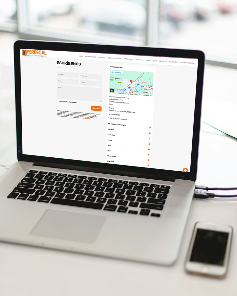 FERRECAL_SA's tweet image. 🗺️ ¿Quieres encontrar tu tienda Ferrecal más cercana?

En nuestra web tienes un desglose de todas nuestras ubicaciones para que la encuentres muy rápido. 

🔗  

#ferretería #materiales #AlServiciodelProfesional ferrecal.com/contacto/