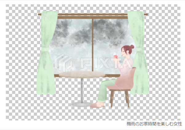 ＃PIXTA にて、【梅雨のお家時間を楽しむ女性】イラストのPNG画像が販売開始されました！
pixta.jp/illustration/1…
透過になっているので、広告などの端っこに置くことができます。

＃PIXTA ＃ストックイラスト ＃梅雨 ＃おうち時間