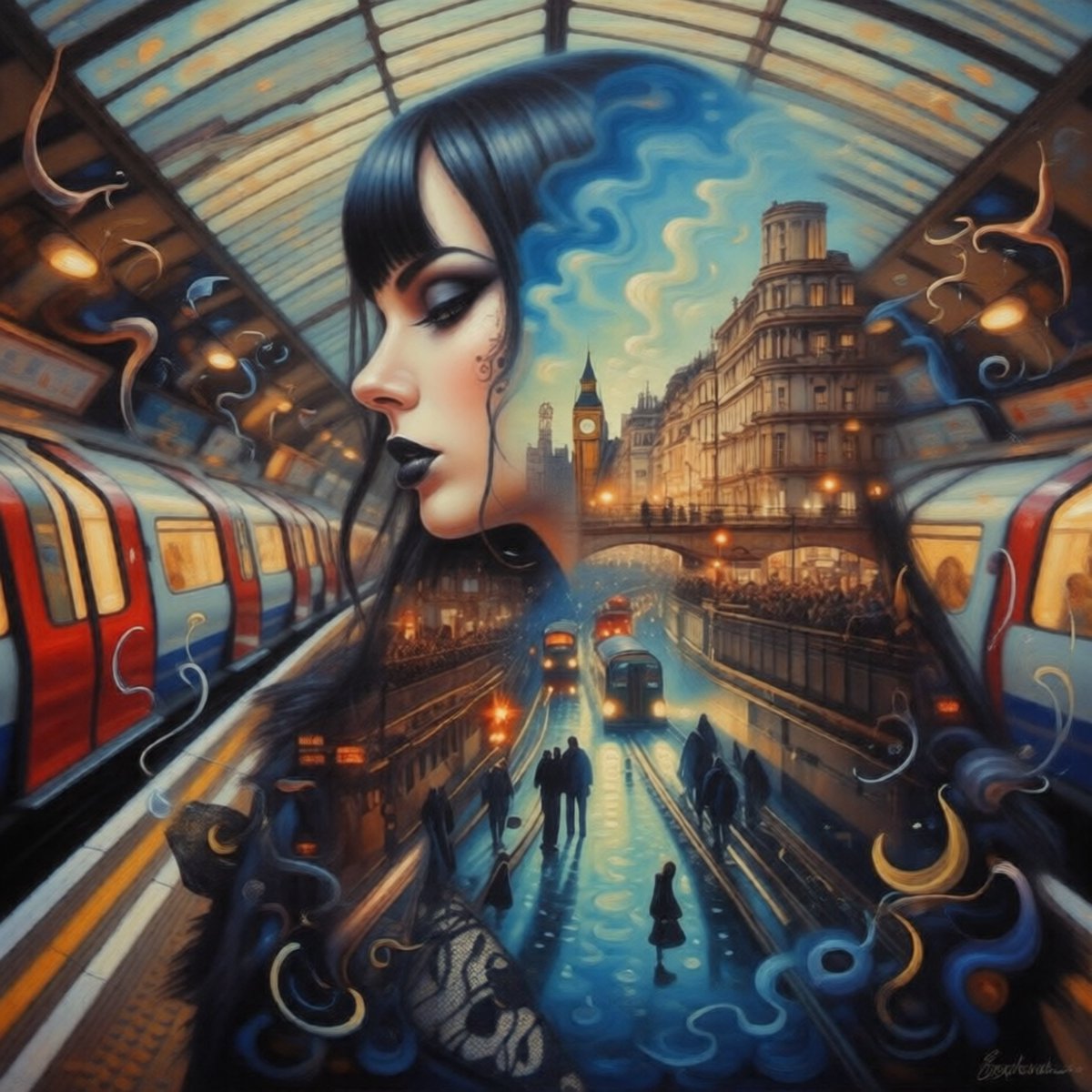 Kenneth193504's tweet photo. Good morning, everyone #aiart #aiinfussion #gothsurrealism #digitalcreation #dalle3 https://t.co/GUr7M4qgXs