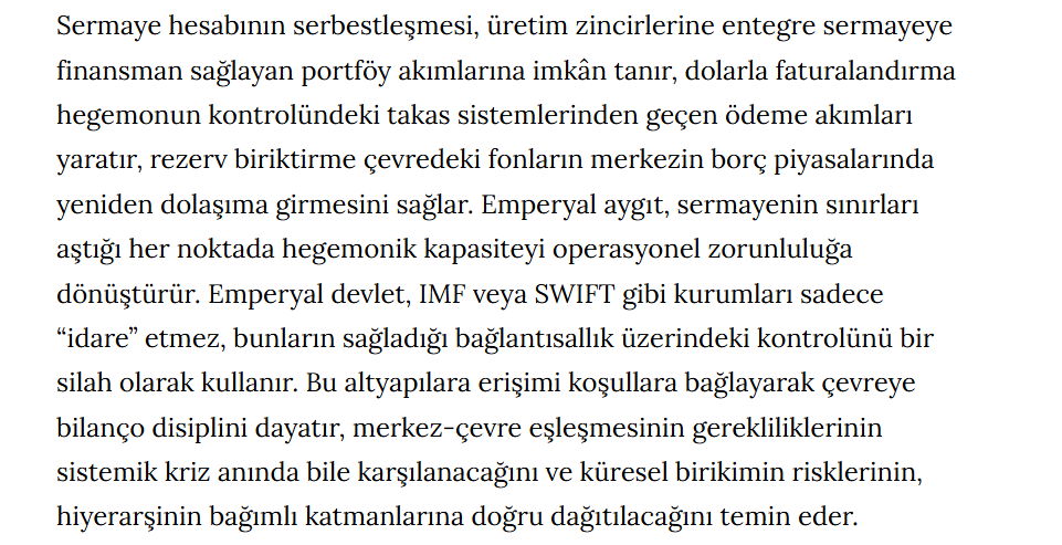 pinarkahyaa's tweet photo. "Yeni dolar emperyalizminin topografyası”nın ikinci ve son bölümü  @C_Lapavitsas @textumdergi 
https://t.co/GNl3kwOj7f https://t.co/cEzikOxAFY