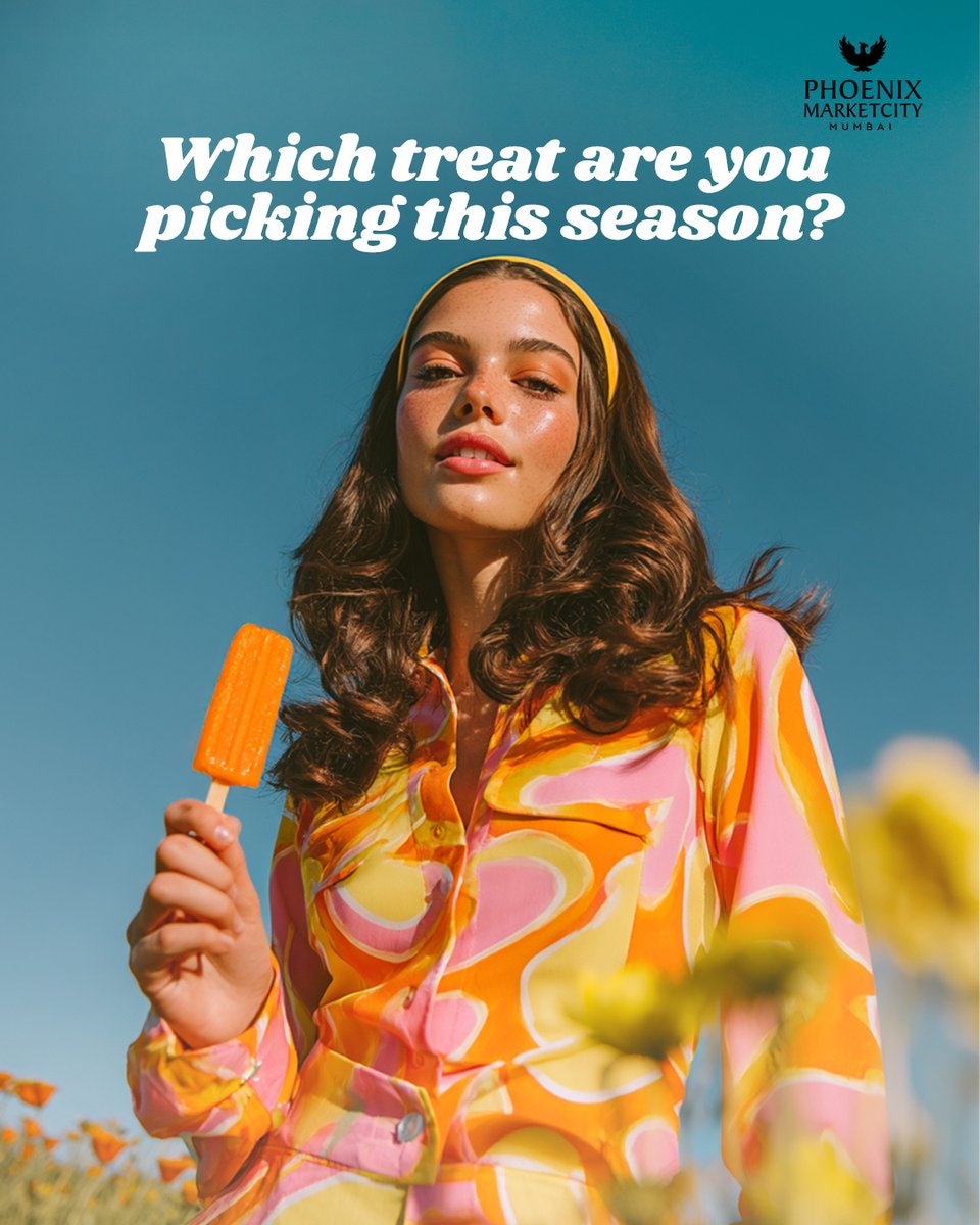 MarketcityKurla's tweet image. Serving up this season’s sweetest styles 🍧

From bold hues to soft pastels, find looks that match every mood.

Step into your Spring–Summer vibe at Phoenix Marketcity, Mumbai 🌸

#SpringSummer2026 #NewArrivals #FreshCollections #SpringFashion #SeasonStyle #TrendyFits