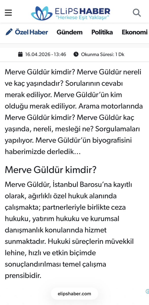 Av. Dr. Dilek Ekmekçi tweet media