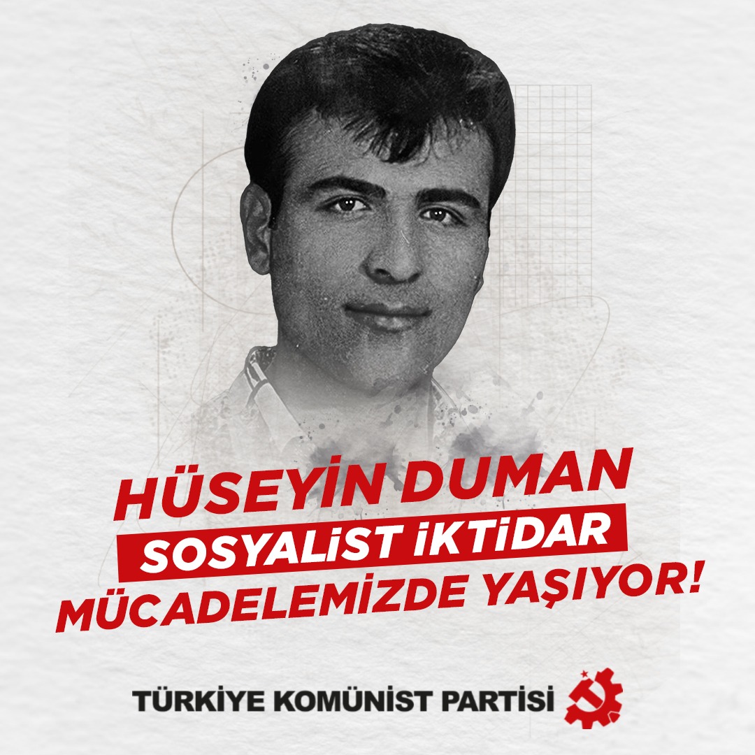 Tekstil işçisi yoldaşımız Hüseyin Duman, 27 yıl önce bugün seçim konvoyumuza yapılan saldırıda MHP'li bir faşist tarafından katledildi.

Hüseyin Duman sosyalist iktidar mücadelemizde, eşit ve bağımsız bir memleket kavgamızda yaşıyor.