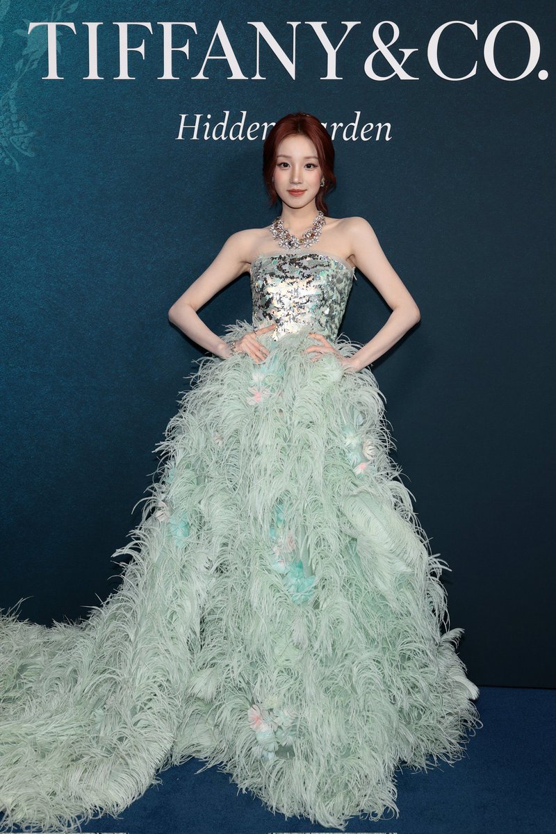 yuqi at the Tiffany &amp; Co Blue Book 2026: Hidden Garden event in New York 🩵