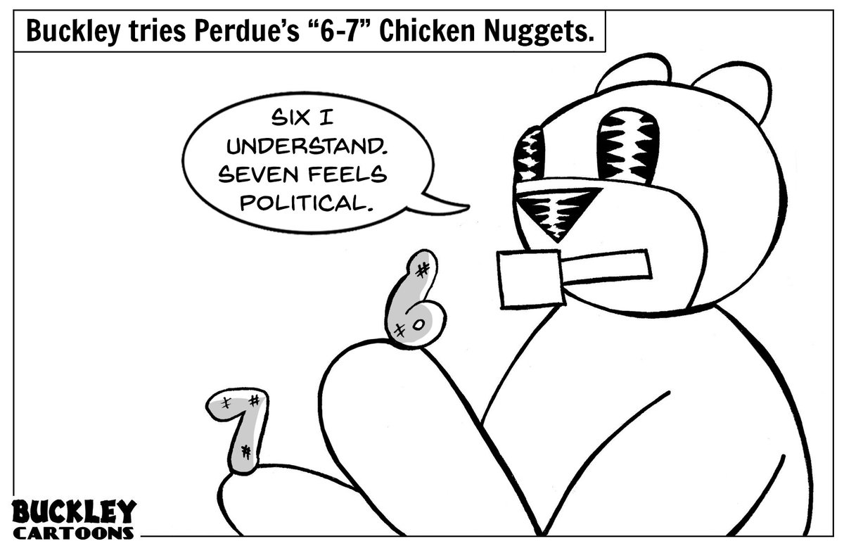 BuckleyCartoons's tweet photo. #Number #Trend #Perdue #ChickenNuggets #Cartoon #Beaver https://t.co/ULmtI6aY8j