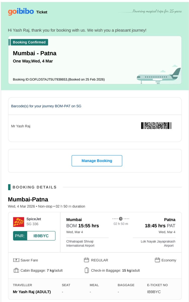 prats0309's tweet photo. A month of endless followups for a flight CANCELLED (SG 336) by airline without prior info. Got refund after deductions. ​I haven’t used your service. I demand a FULL REFUND of ₹6604 immediately! @flyspicejet @DGCAIndia @MoCA_GoI @GoibiboSupport @PMOIndia https://t.co/5EzqcxaHgn