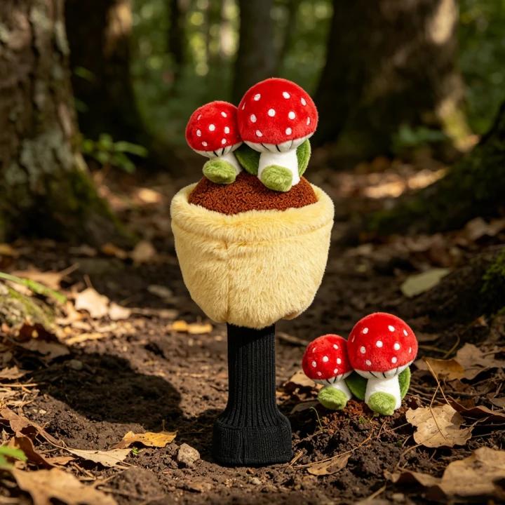 caesarsporting's tweet photo. A little mushroom magic for your golf bag! Our new plush mushroom headcover brings woodland charm and fairway fun together. Cute, soft, and full of life. 🍃⛳

Link to shop : https://t.co/hyMIpHL0Qv

#caesargolf #golfaccessories #golfheadcover #mushrooms #golfstyle #golffashion https://t.co/huB51suMRP