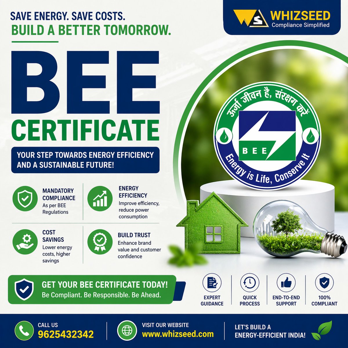 whizseed's tweet image. Save energy. Save costs ⚡

Get your BEE Certificate &amp;amp; make your business efficient and compliant.

✔ Energy Efficient
✔ Cost Saving
✔ Expert Support

📞 9625432342
🌐 whizseed.com

#BEE #EnergyEfficiency #GreenBusiness #Compliance #WhizSeed 🚀