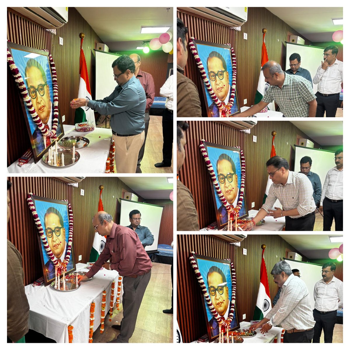 FCI_NorthZone's tweet image. Jai Bhim Jai Bharat! FCI Management marked Dr. B. R. Ambedkar Jayanti with full josh at ZO(N), Noida Auditorium on 15.04.2026!Hon'ble ED Sir, CGM Sir,all employees &amp;amp; FCI SC ST EWA Association came together to salute Babasaheb’s roar for equality, justice &amp;amp; empowerment. 
 #FCI