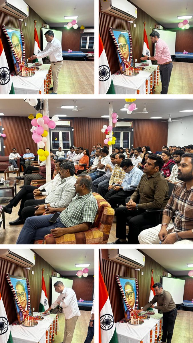 FCI_NorthZone's tweet image. Jai Bhim Jai Bharat! FCI Management marked Dr. B. R. Ambedkar Jayanti with full josh at ZO(N), Noida Auditorium on 15.04.2026!Hon'ble ED Sir, CGM Sir,all employees &amp;amp; FCI SC ST EWA Association came together to salute Babasaheb’s roar for equality, justice &amp;amp; empowerment. 
 #FCI