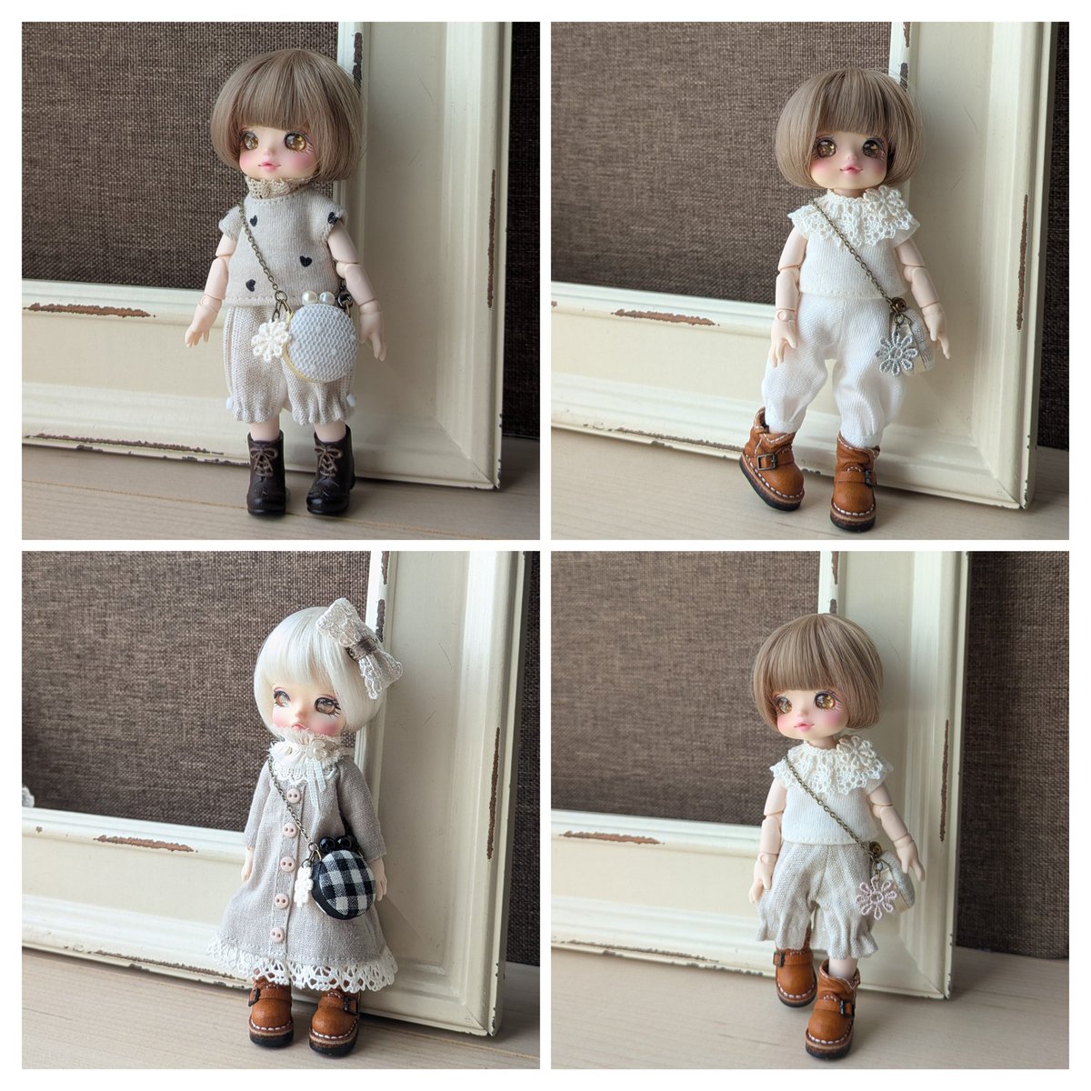 minneにて『販売開始予約』でお洋服を掲載しました。
トップスが同じセット物もございますので慎重にご検討ください。
販売は4月18日（土）21:00〜です。
お時間、ご興味がごさいましたらご覧いただけると幸いです🍀
minneにはプロフィール欄から😊
宜しくお願いいたします。
#オビツ11
#tokissi_miro