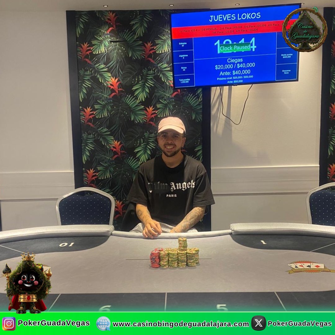 PokerGuadaVegas's tweet image. ¡Nuestra mesa final del Torneo Jueves!

🏆¡Enhorabuena a Pala por la victoria!

#PokerGuadaVegas
#Poker