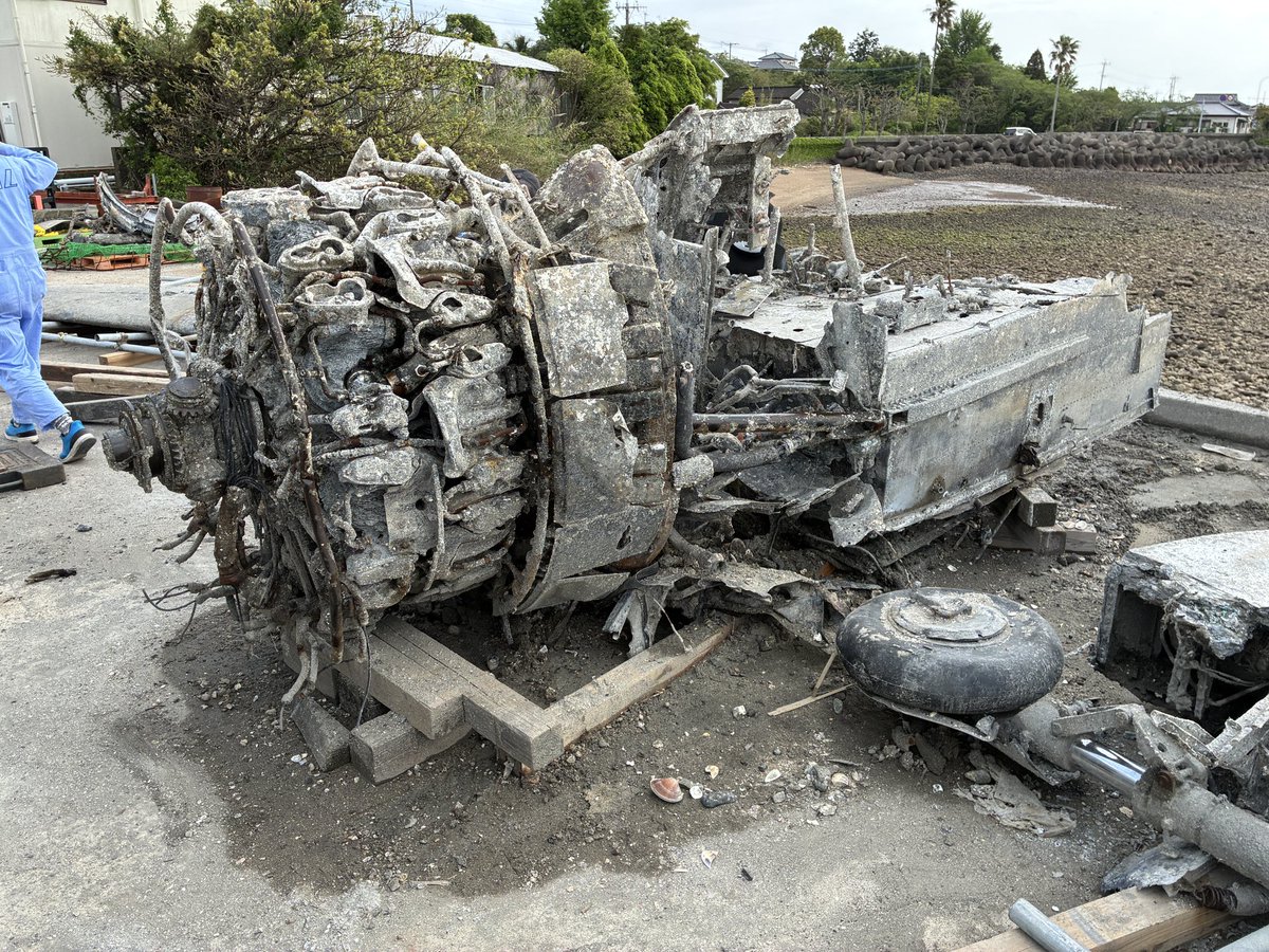 紫電改・林大尉機を引き揚げる会 tweet media