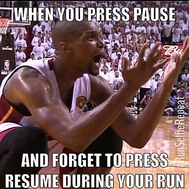 When you press pause and forget to press resume during your run ... / trainingthenations.com #running #runner #jogging #jog #jogger #winner #champ #marathon #run #finish #race