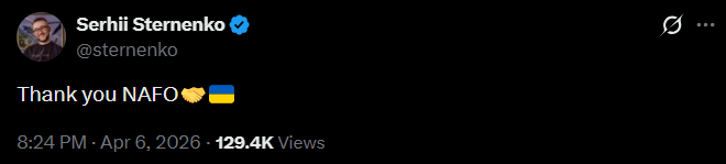 VolodyaTretyak's tweet image. Isn’t it impressive that #NAFO is still around four years later, continuing to donate and help Ukraine? 

THANK YOU, lovely people! 💛💙