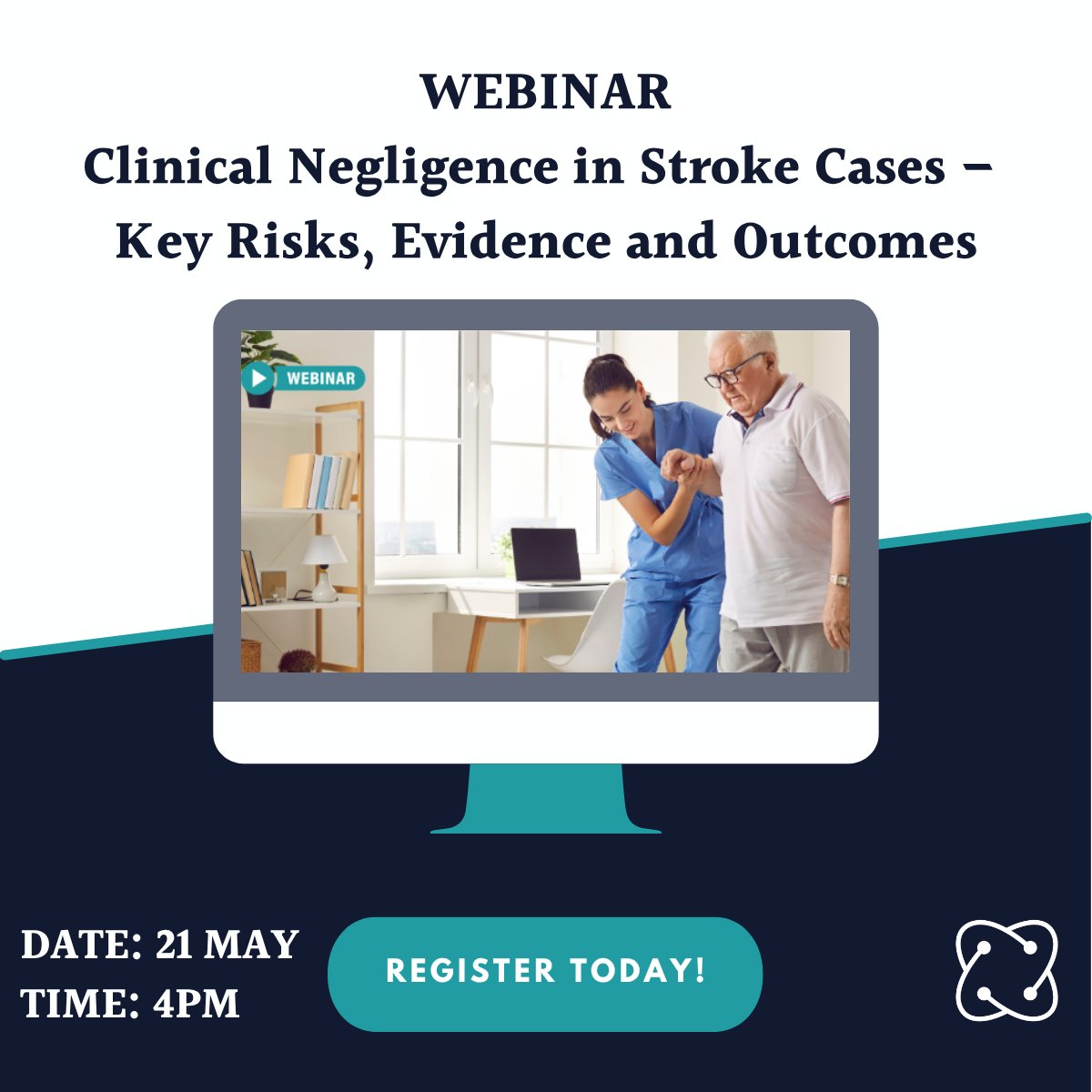 RehabChambers's tweet image. 📢 FREE WEBINAR: Clinical Negligence in Stroke Cases
Join Dr Cristina Russo as she explores key risks, evidence &amp;amp; outcomes using real cases.
📅 21 May | ⏰ 4PM💻 
Register: nnrc.org.uk/2026/04/clinic… 
#Medicolegal #Webinar