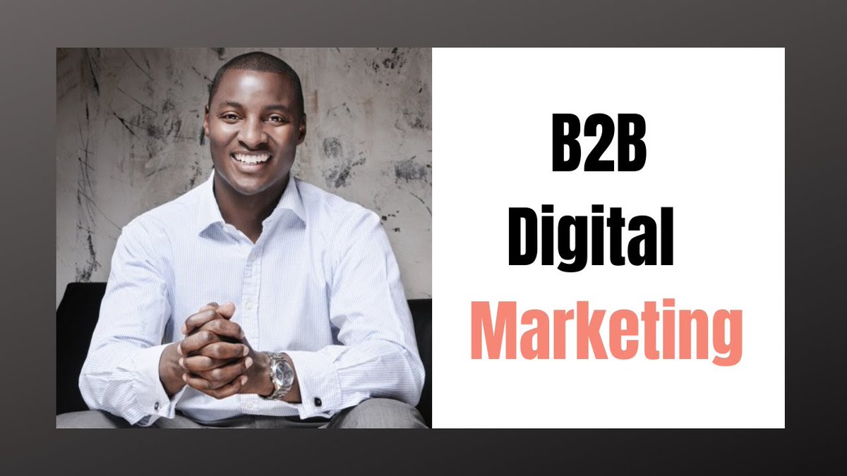 TheMikePitt's tweet image. What is B2B Digital Marketing? bit.ly/3pSU7Gy #b2bdigitalmarketing #digitalmarketing #b2b