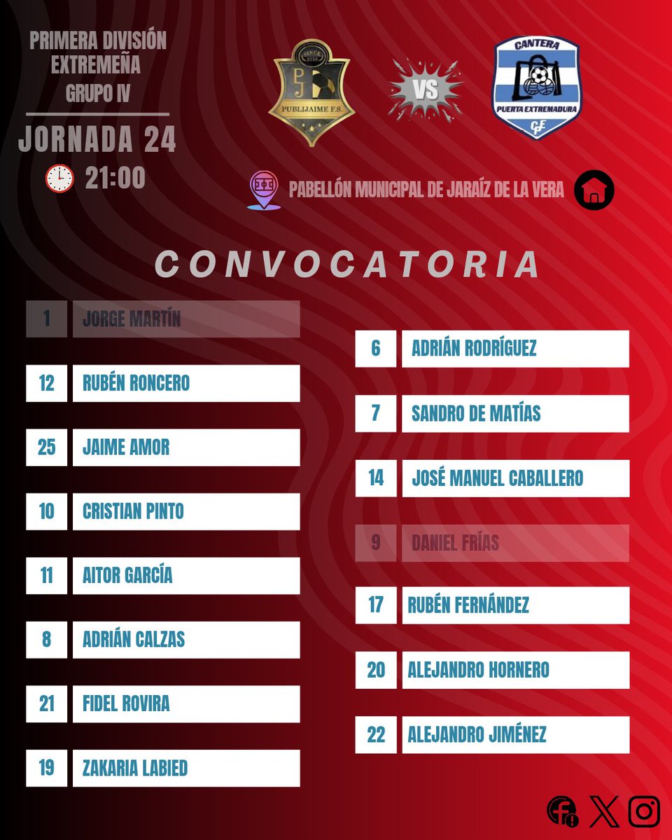 PUBLIJAIME VILLA XARAHÍZ FS tweet media