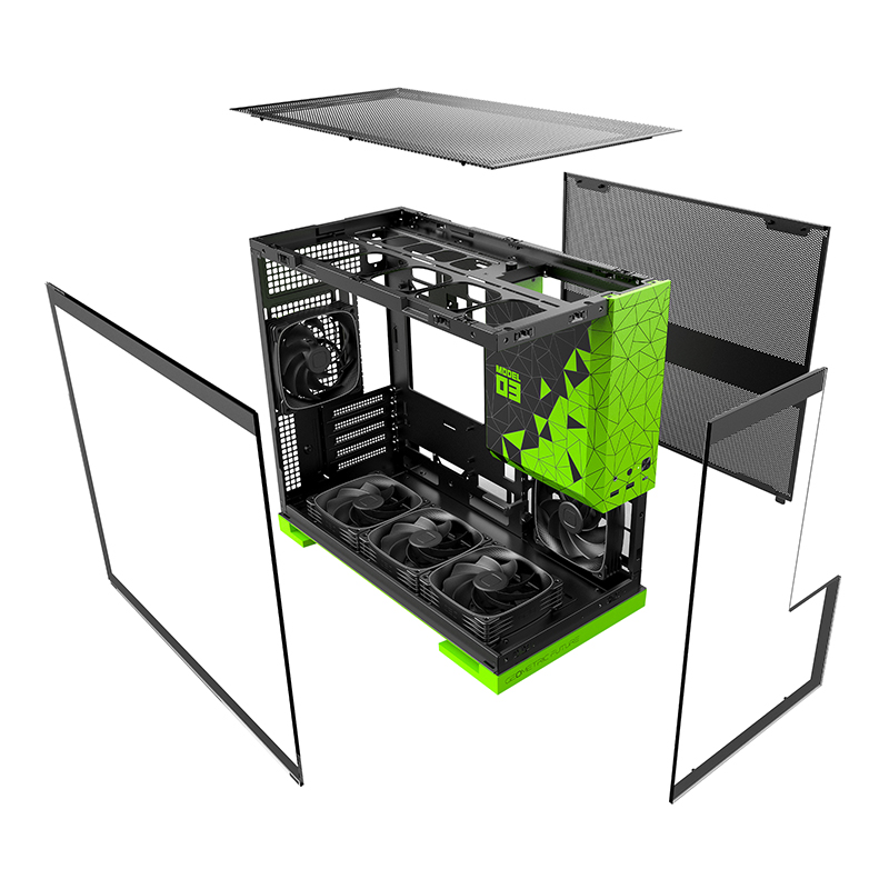 dirac_corp's tweet photo. パネルは全てツールレスで取り外し可能。
各所へのアクセスが容易で、パーツの組み換えも簡単に素早く行えます。 https://t.co/vMTNeTG045