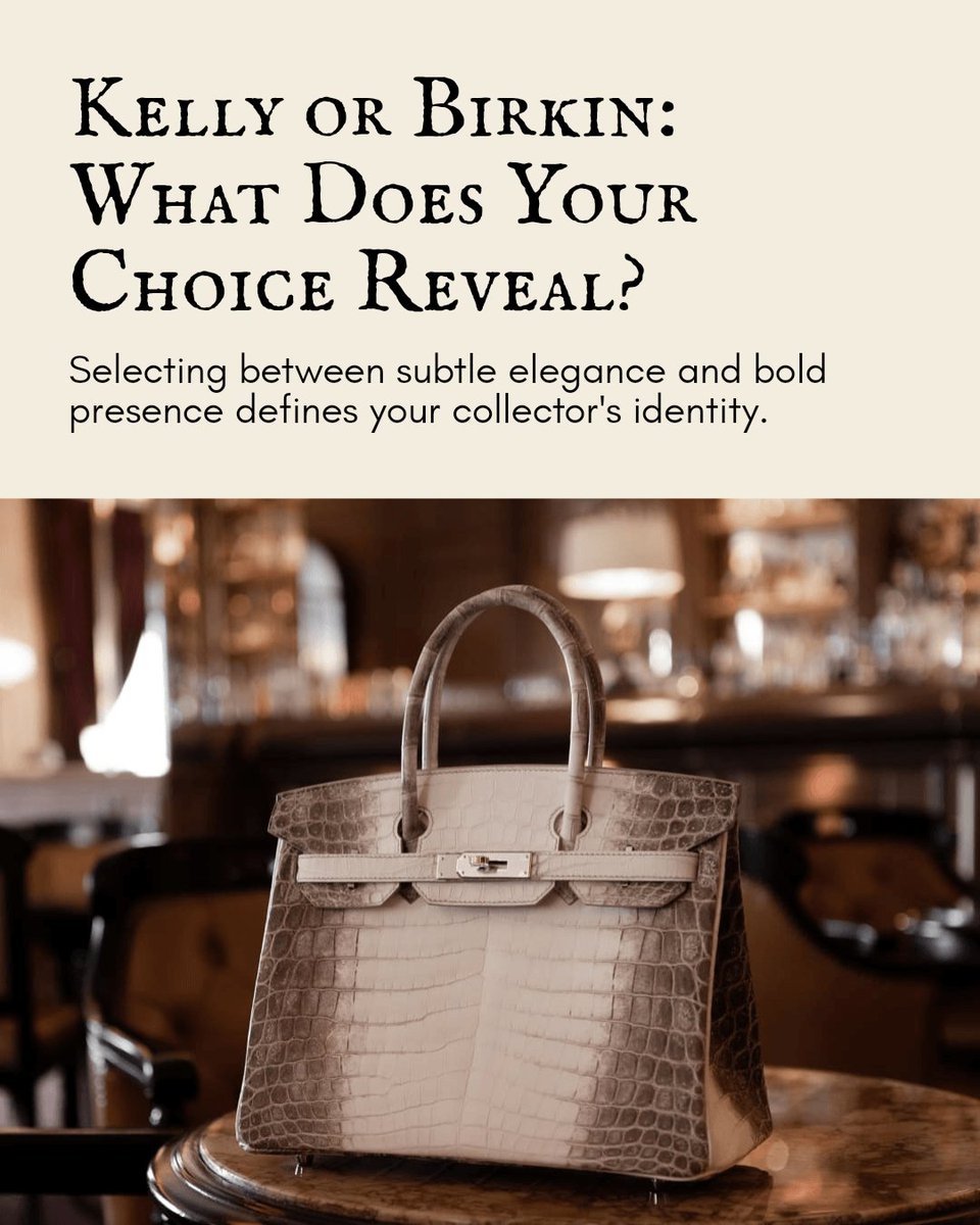thefrenchhunter's tweet photo. Kelly or Birkin: which truly captivates you?

Both embody timeless elegance, yet your choice reveals your collector's essence.

Seek subtle sophistication? Kelly.
Crave bold presence? Birkin.

Let your eye guide the acquisition. #HermesCollector #UltraRareHermes #LuxurySourcing https://t.co/1qujVeamby