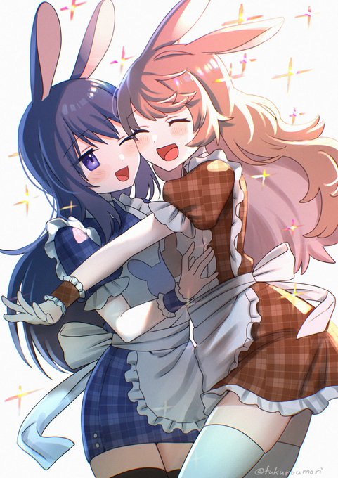 キラキラ✨🐰 #創作百合 