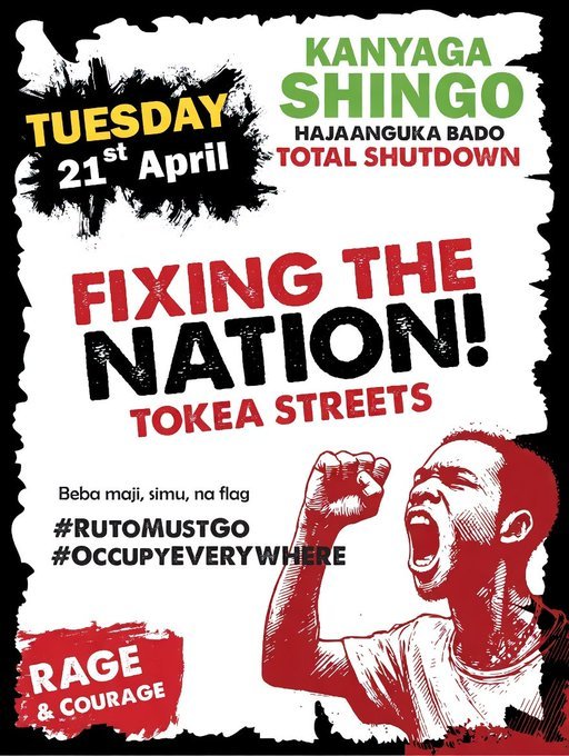 Sheryllisa52263's tweet photo. Tuesday tunazima teargas kama nyogi ya jana. https://t.co/uS9R6H2LCx