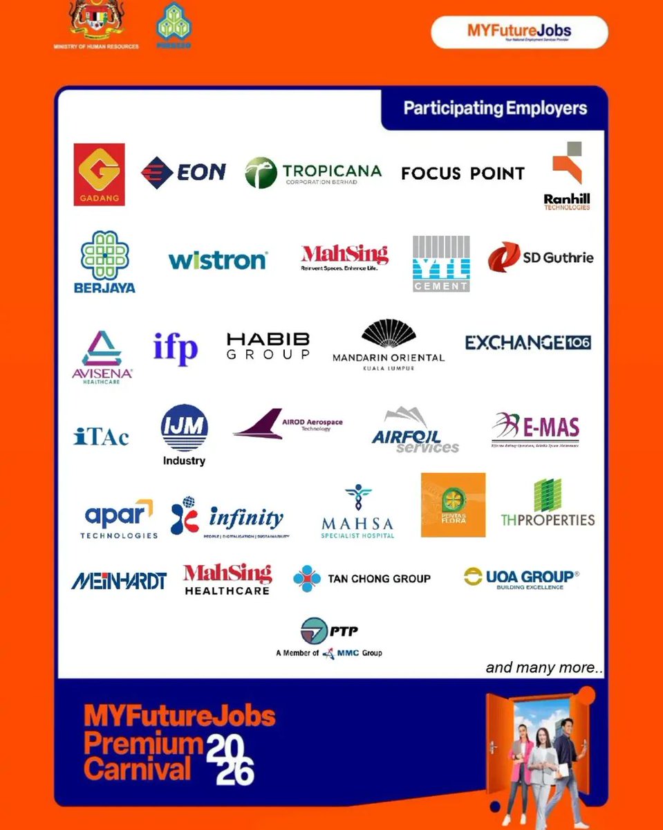 reviewbyyasmin's tweet photo. Another Career Fair is coming up soon - the MYFutureJobs Premium Carnival is taking place next weekend @ KLCC! 👏 

Gain access to 50+ top employers under one roof. Experience on-the-spot interviews and career consultations.

📌 https://t.co/UUDQz50ywP https://t.co/C4aNieljOj
