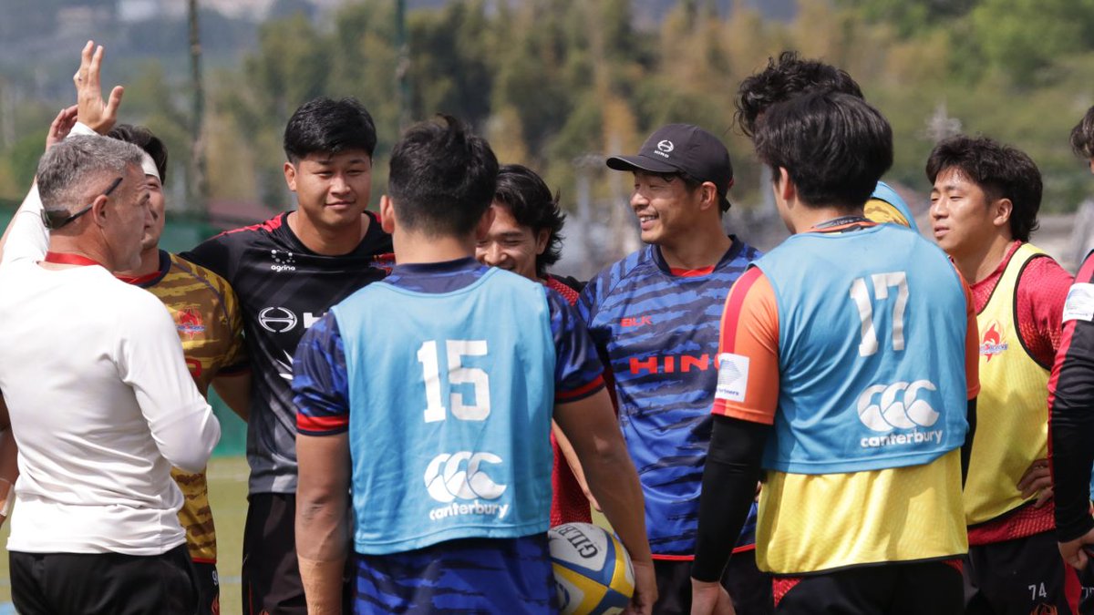 hinoreddolphins's tweet image. 🔴🐬
本日の #Training 中の1シーン😊

#日野レッドドルフィンズ
👏#TAP👏
#ラグビー #NTTリーグワン